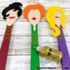 Hocus Pocus Craft Idea: Sanderson Sisters with FREE Template - A Little ...