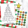 Christmas Tree FREE Printable Advent Calendar for Kids - A Little Pinch ...