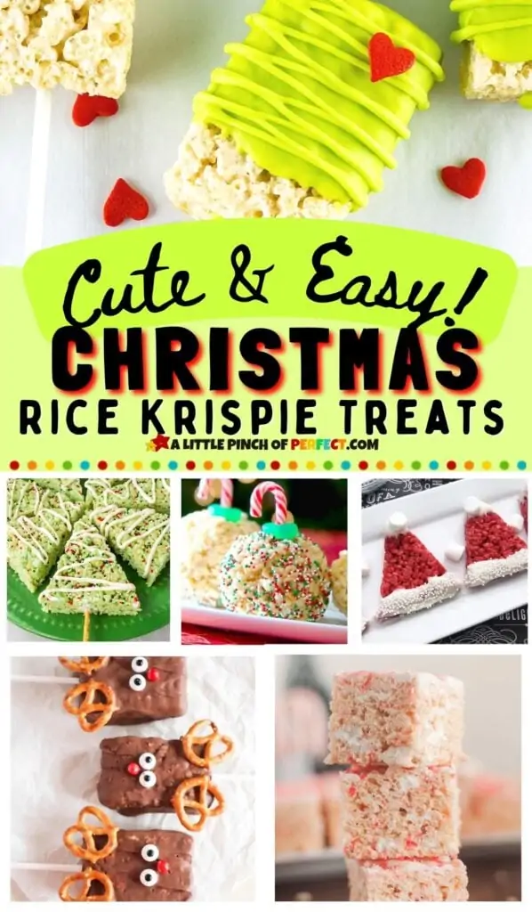 Cute and Easy Christmas Rice Krispie Treats: DIY Holiday Desserts