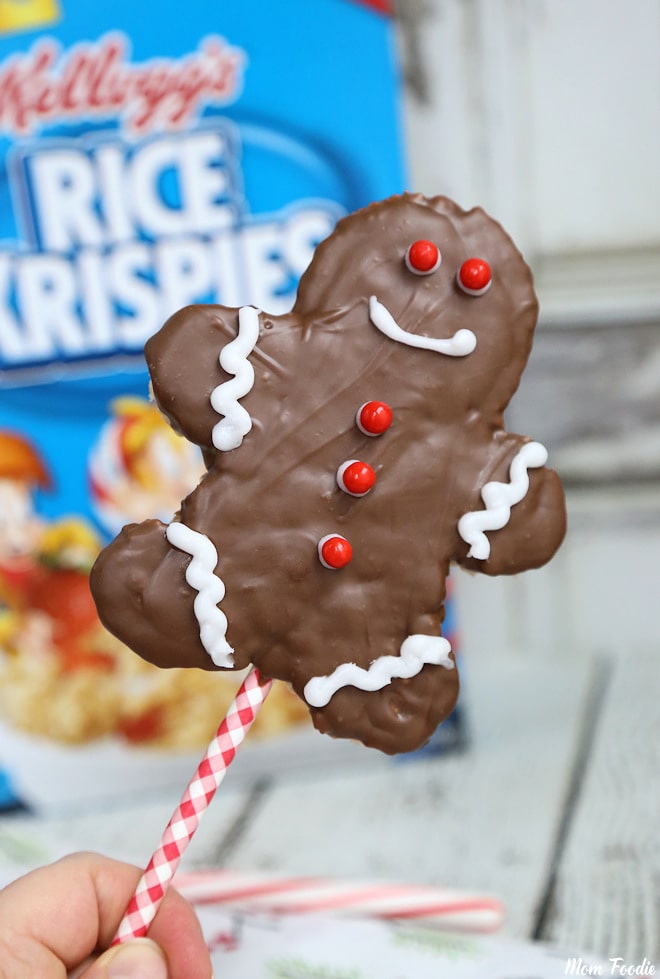 Gingerbread Christmas Rice Krispie Treats: DIY Holiday Desserts 
