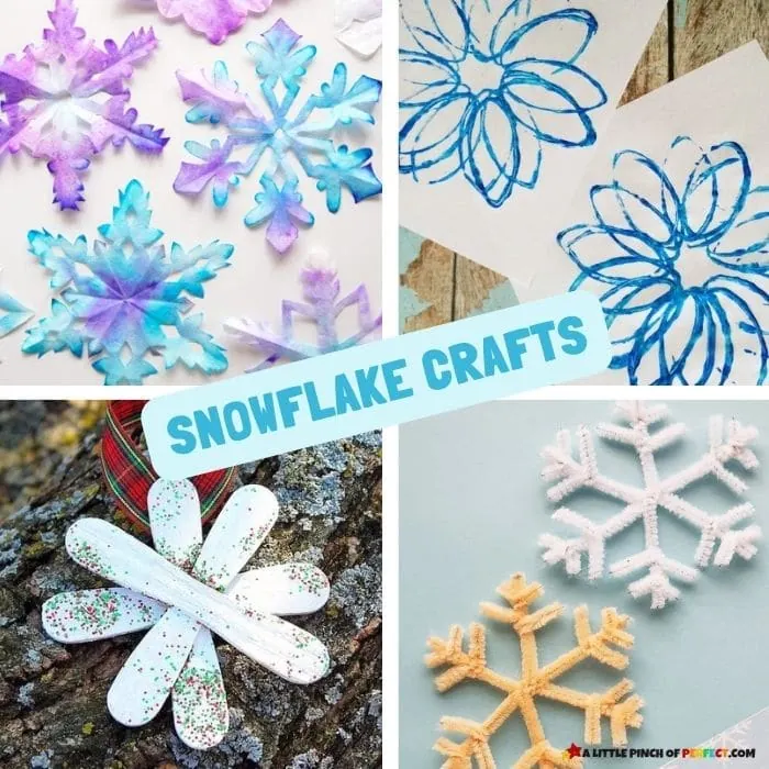 Creative Snowflake Crafts for Kids: Perfect for Winter Crafting #kidsactivity