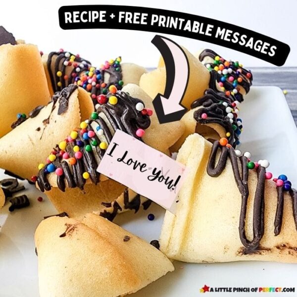 Fortune Cookie Recipe and Free Printable Messages - A Little Pinch of ...