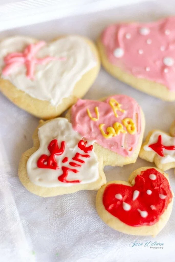 How to Make Valentine's Day Sour Cream Sugar Cookies #dessert #recipe