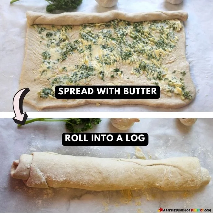 Roll out the Dough, Garlic and Herb Swirl Bread #recipes #familyrecipes #garlicbread
