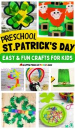 Preschool St. Patrick's Day Crafts that are Easy and Fun - A Little ...