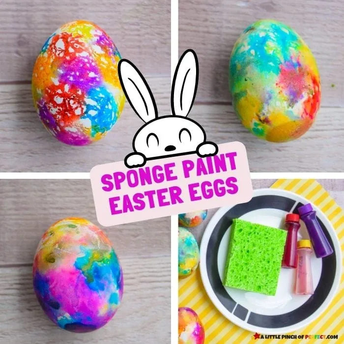 How To Sponge Paint Easter Eggs: A Fun and Easy Easter Activity