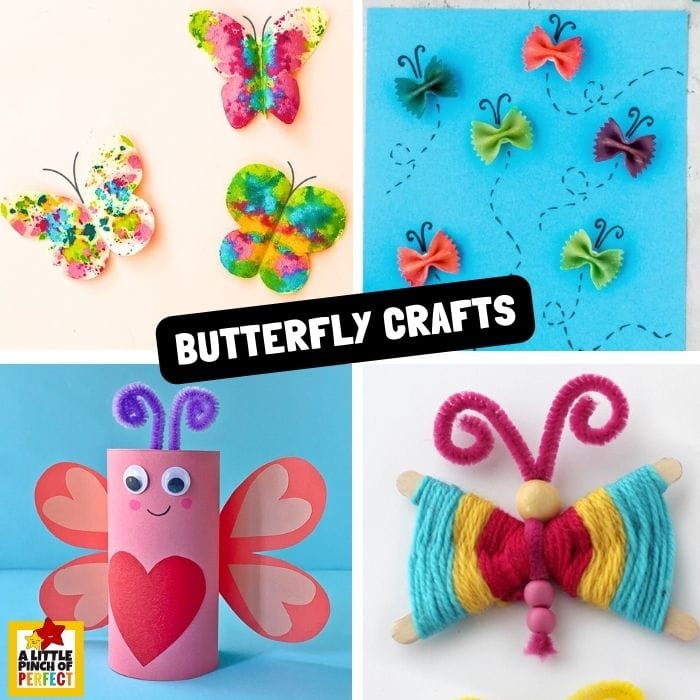 Cute and Easy Butterfly Crafts for Kids #crafts #kidsactivity #preschool