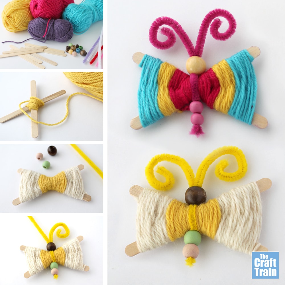 Yarn Butterfly Craft