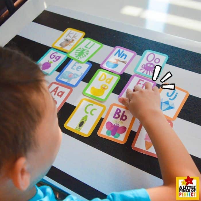 Free Printable Alphabet Flashcards for Home or School - A Little Pinch ...
