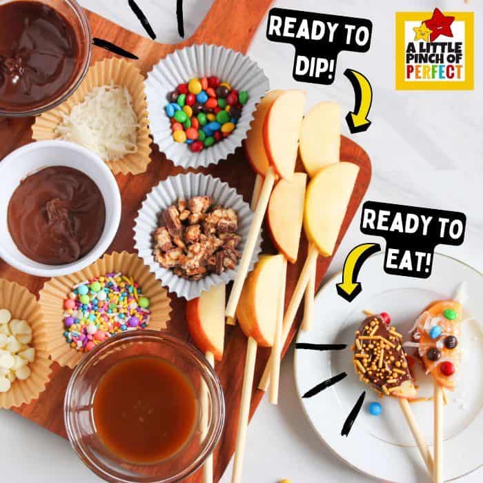 Caramel Apple Dip Charcuterie Board&nbsp;a Perfect Treat