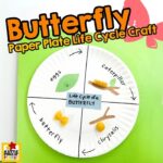 Butterfly Life Cycle Paper Plate Craft: Kids of all ages will love creating this Butterfly Life Cycle Paper Plate Craft—It’s an easy and fun way to learn about metamorphosis!