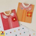 To make this craft even more special, kids can create a one-of-a-kind necklace to attach to the card! Simply string beads, buttons, or even colorful pasta onto a piece of thread or yarn to design a mini necklace that’s as unique as Mom.