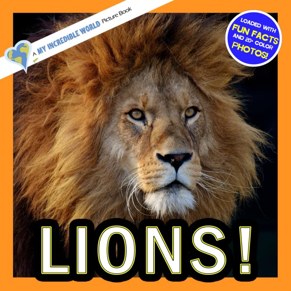 Lion book for kids 
https://amzn.to/4nqq86a