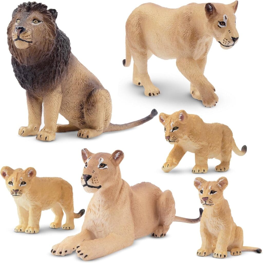 Lion toy figures for kids 
https://amzn.to/45HxyeV