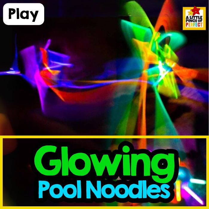 Glowing Pool Noodle Crafts for Kids &ndash; Ninja Stars & Flowers That Light Up the Night