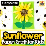 Make this cheerful Sunflower Craft with a free printable template—perfect for summer or fall! Kids will love using paper loops and real sunflower seeds to create a realistic flower while learning about plants.