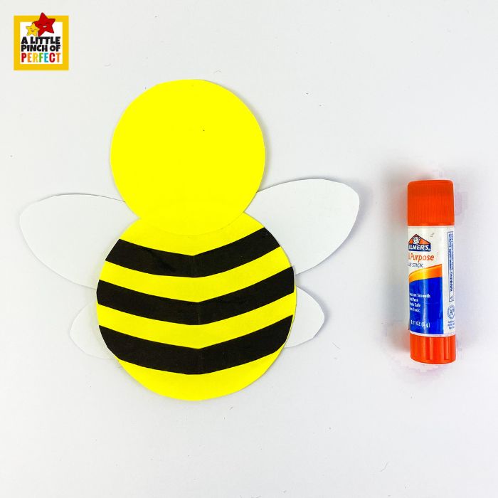 Bee Craft and Template: Add black stripes to your paper bee&rsquo;s body! Kids can glue, draw, or tear paper for a creative twist. Perfect for spring crafts and fine motor practice.