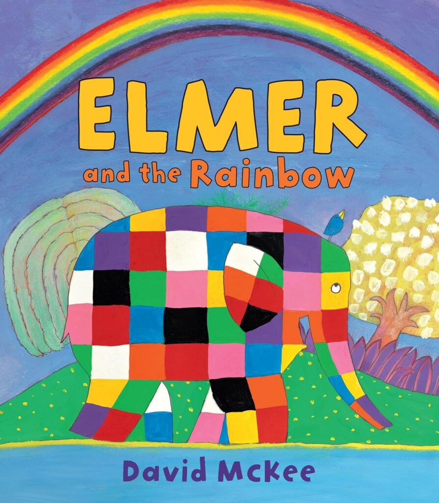 Elmer the Elephant Rainbow Book https://amzn.to/4p1owB0