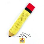 Yarn Wrapped Pencil Craft for Kids with Template – Easy back-to-school craft made with yarn and cardstock. This simple printable pencil craft is perfect for classrooms, homeschool, and fine motor practice.