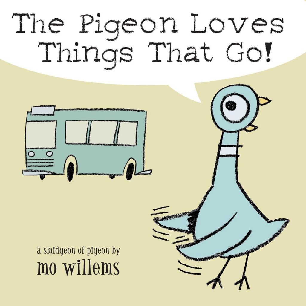 The Pigeon Loves Things that Go Transportation Book https://amzn.to/4i8i6P0