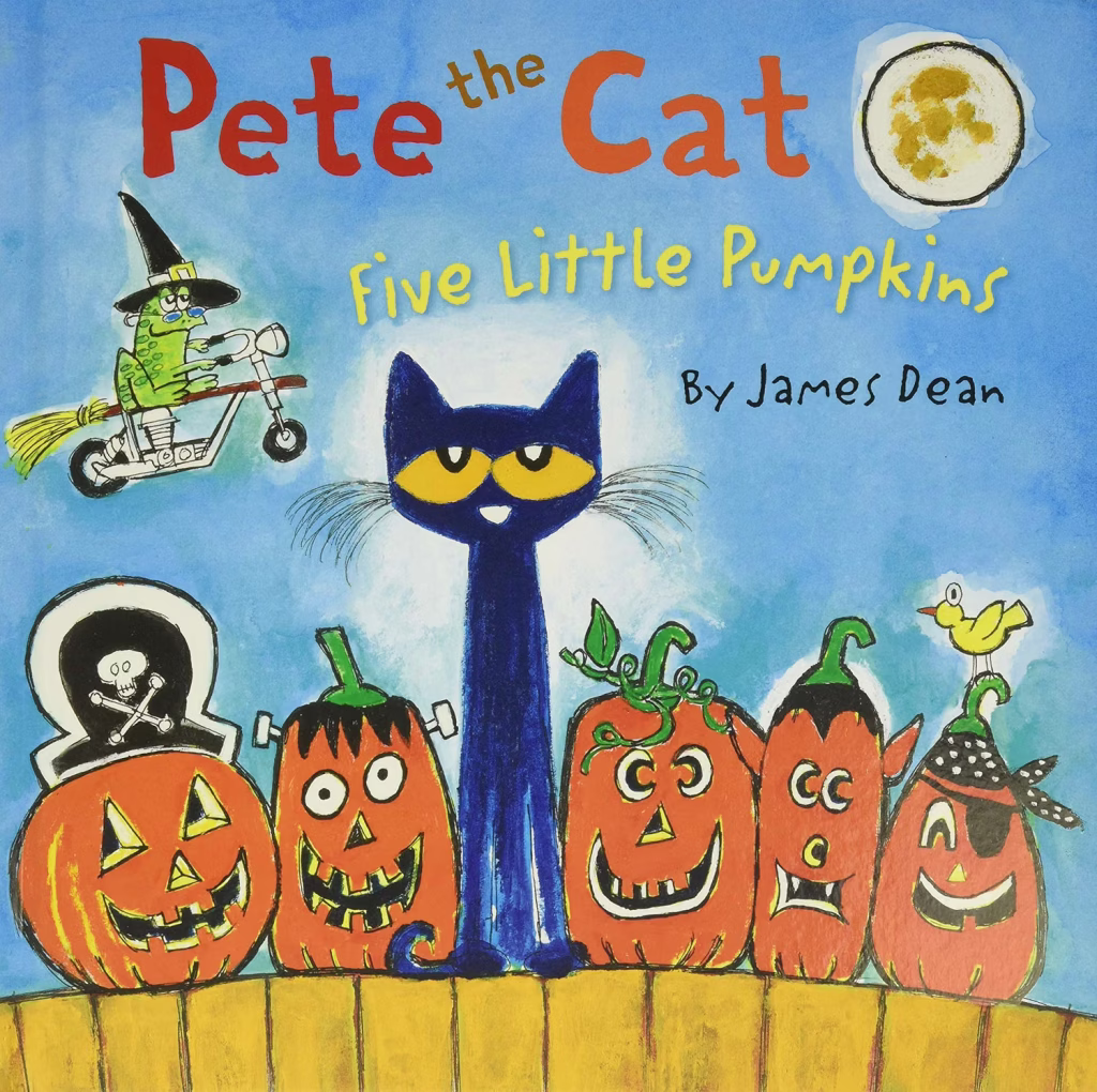 Pete the Cat Five Little Pumpkins Halloween childrens book https://amzn.to/4dBZZhd