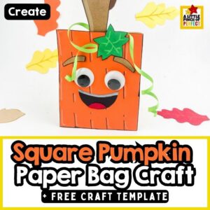 Turn a simple paper bag into an adorable pumpkin craft inspired by Spookly the Square Pumpkin! 🎃 This easy pumpkin paper bag craft is perfect for fall, Halloween, preschool, and elementary-aged kids. Grab the free printable pumpkin template and make this fun kids’ craft at home or in the classroom.